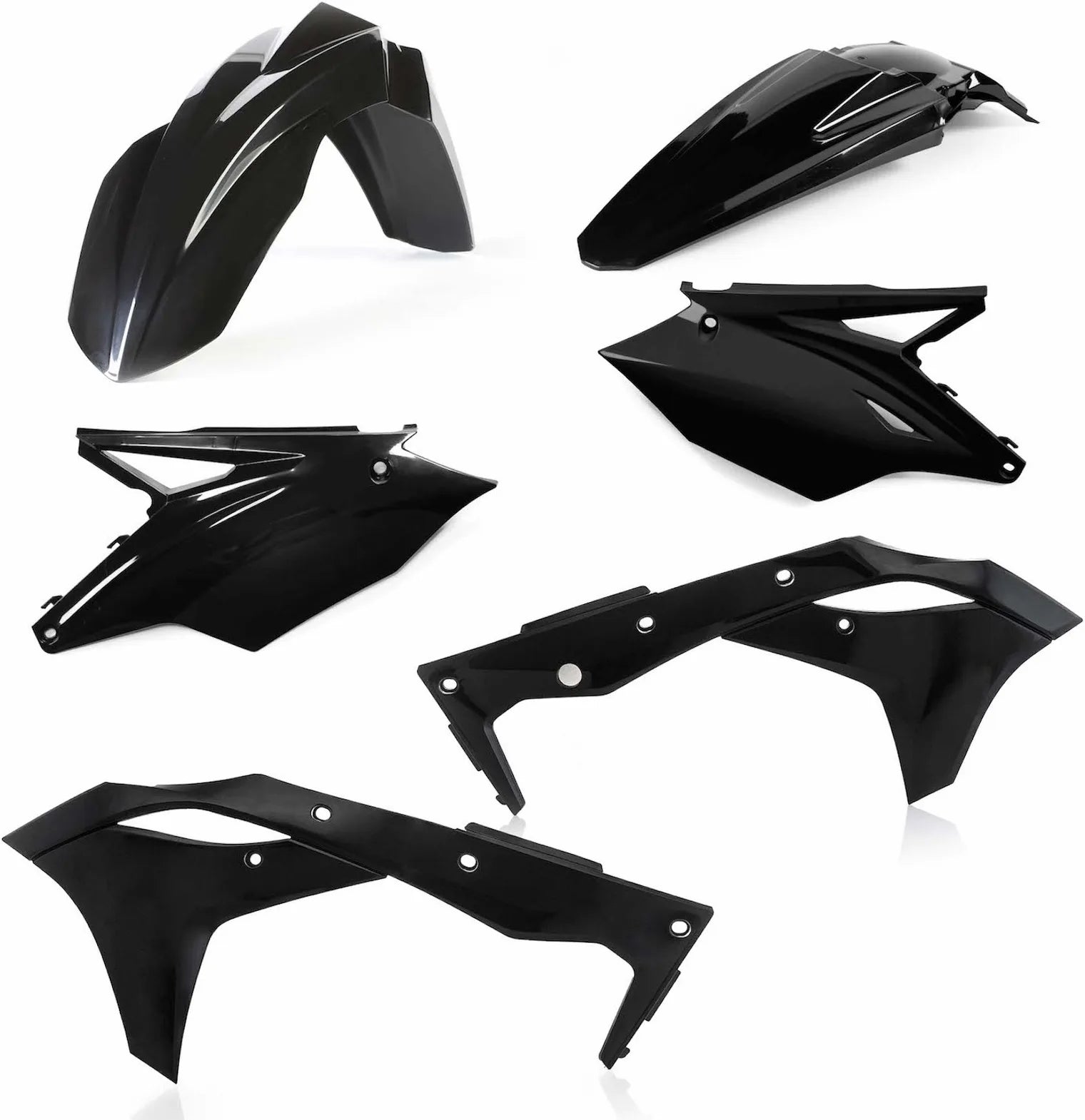 Plastics Kit - Acerbis Compatible With Kawasaki Kxf 250 (2017)
