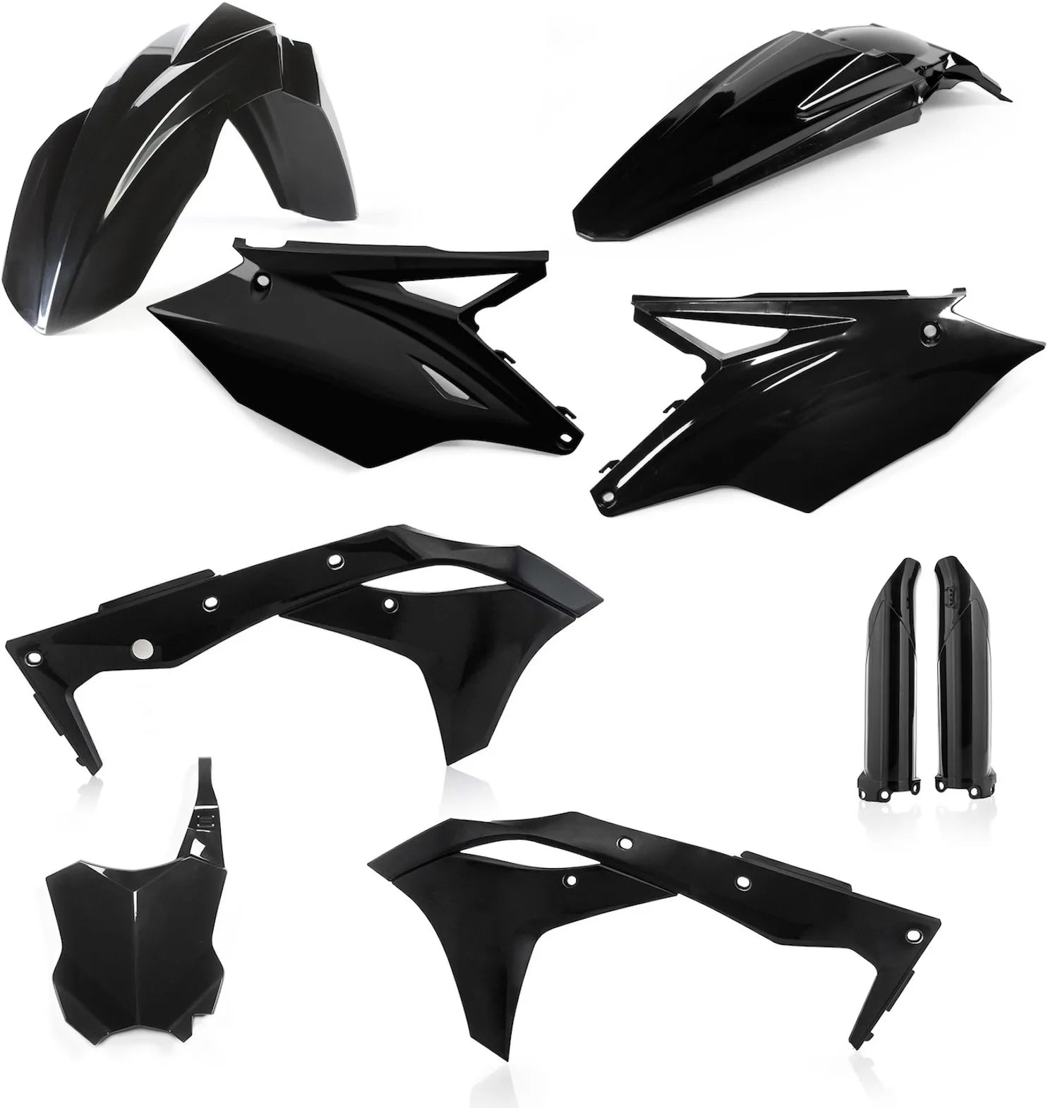 Plastics Full Kit - Acerbis Compatible With Kawasaki Kxf 250 (2017)