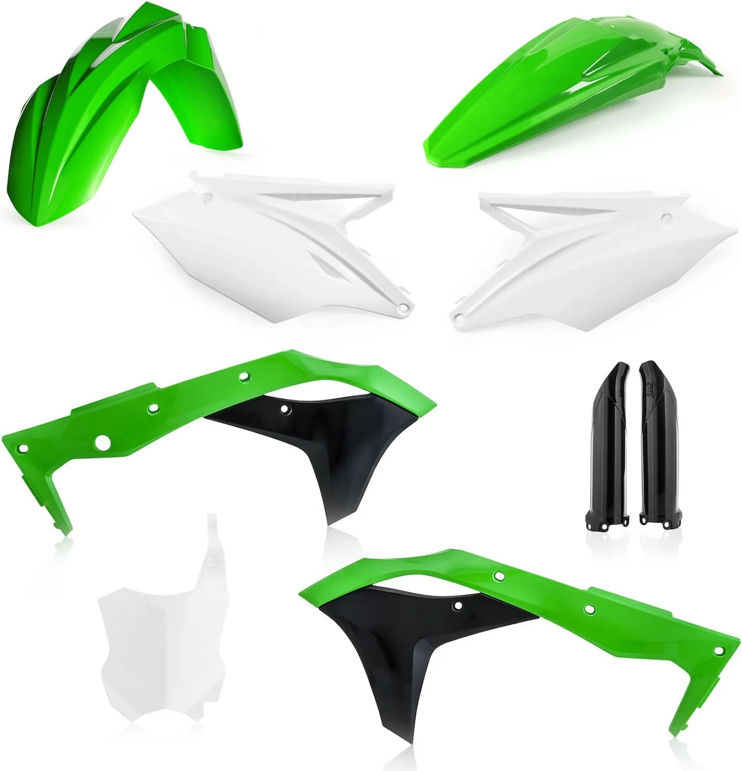 Plastics Full Kit - Acerbis Compatible With Kawasaki Kxf 250 (2017)