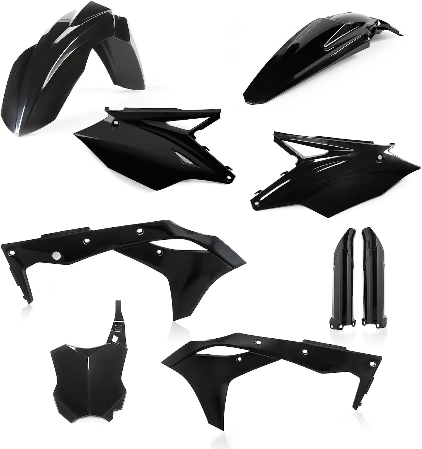 Plastics Full Kit - Acerbis Compatible With Kawasaki Kx 250 F (2018-2019)