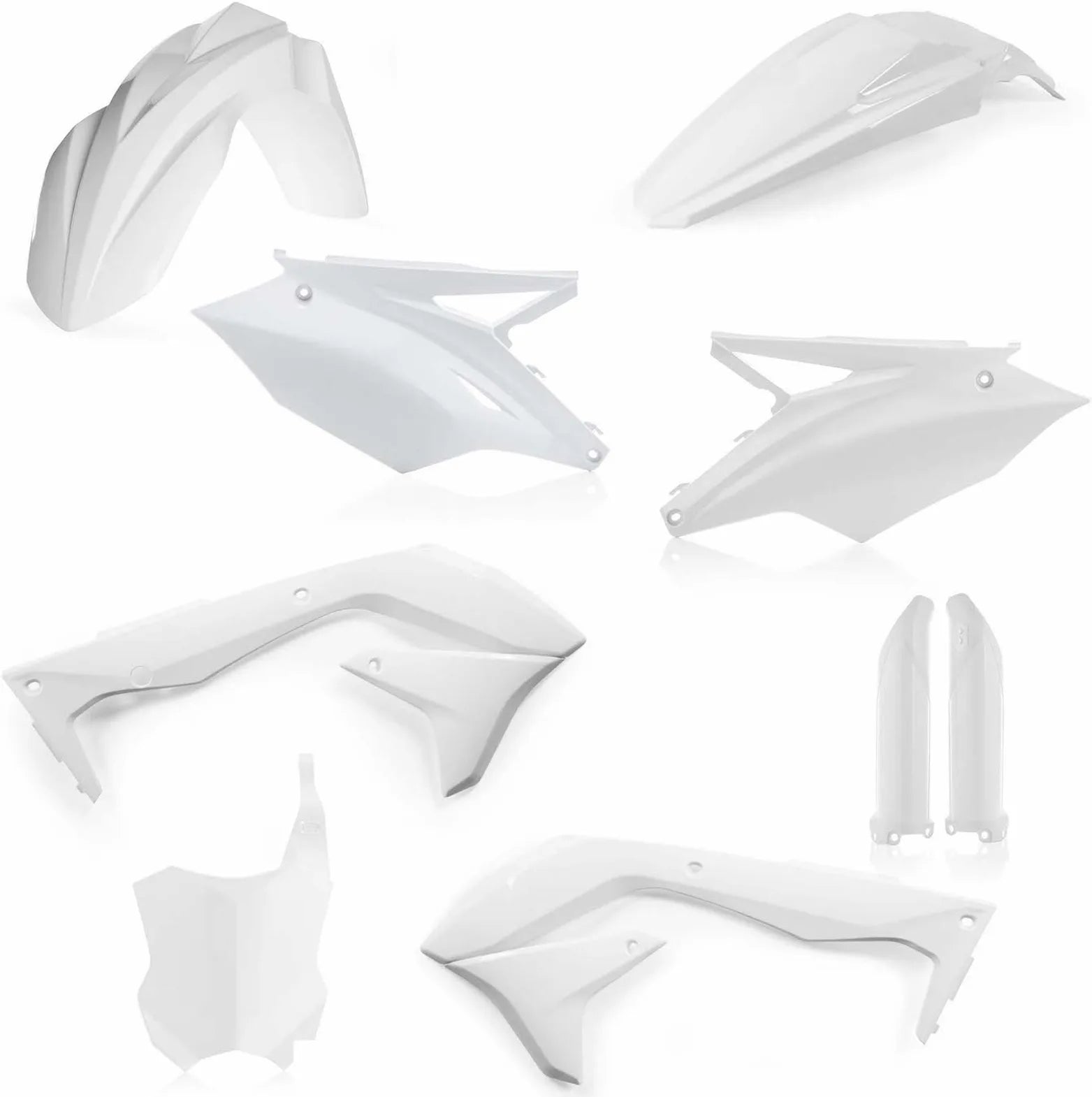 Plastics Full Kit - Acerbis Compatible With Kawasaki Kxf 450 - Usa (2018)