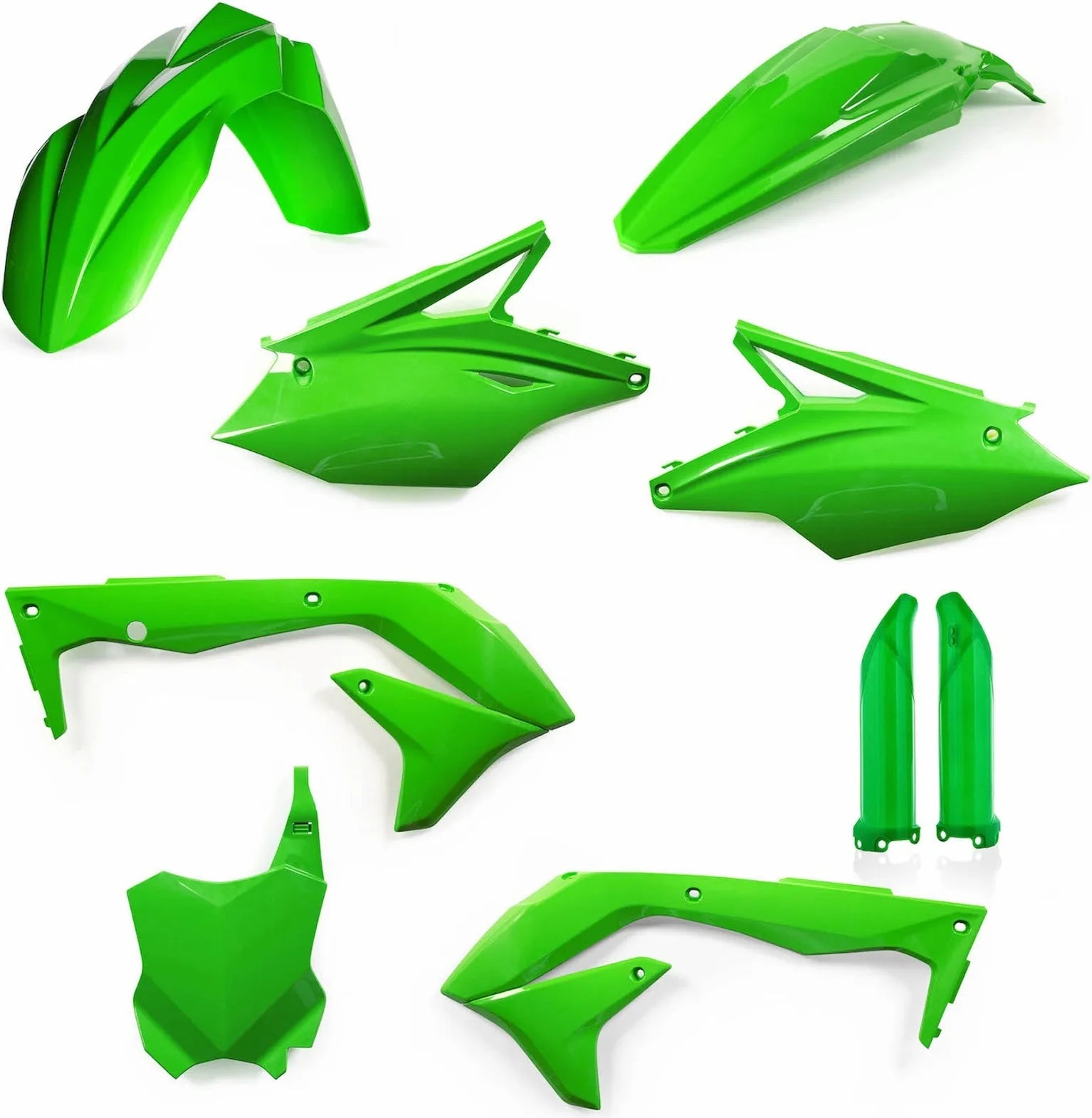 Plastics Full Kit - Acerbis Compatible With Kawasaki Kxf 450 - Usa (2018)