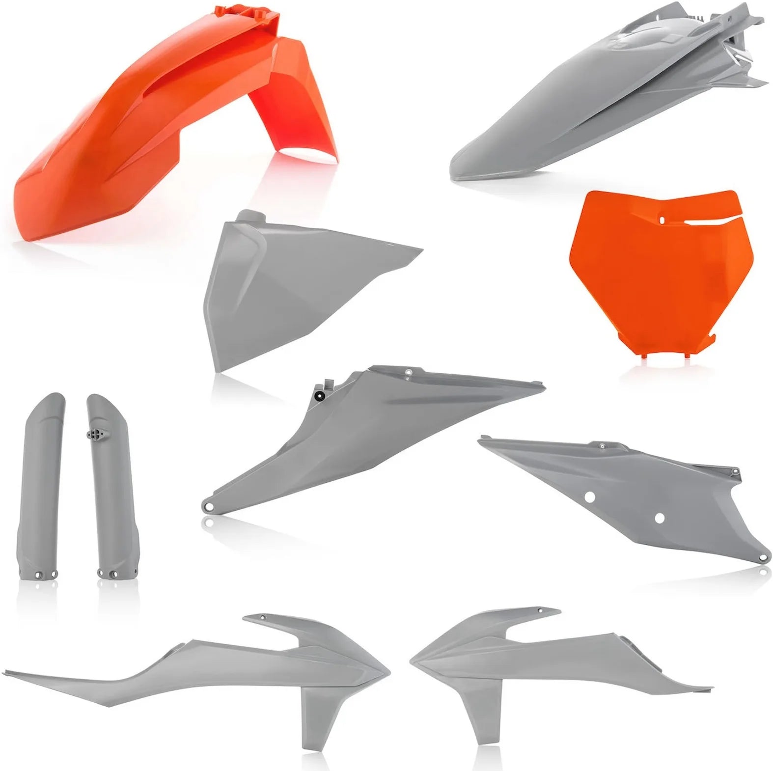 Plastics Full Kit - Acerbis Compatible With Ktm 250 Sx (2019-2020)