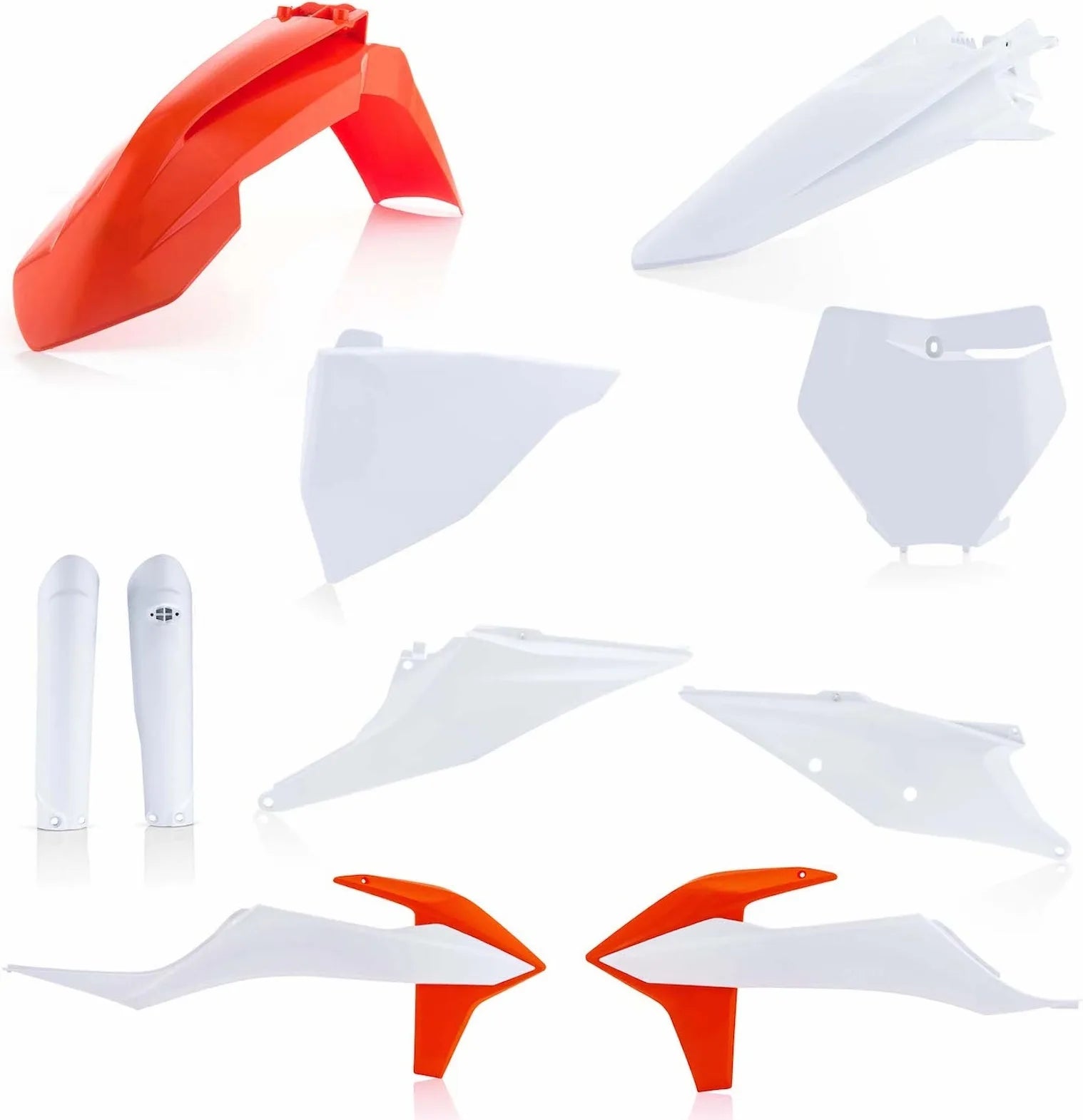 Plastics Full Kit - Acerbis Compatible With Ktm 250 Sx-F (2019-2022)