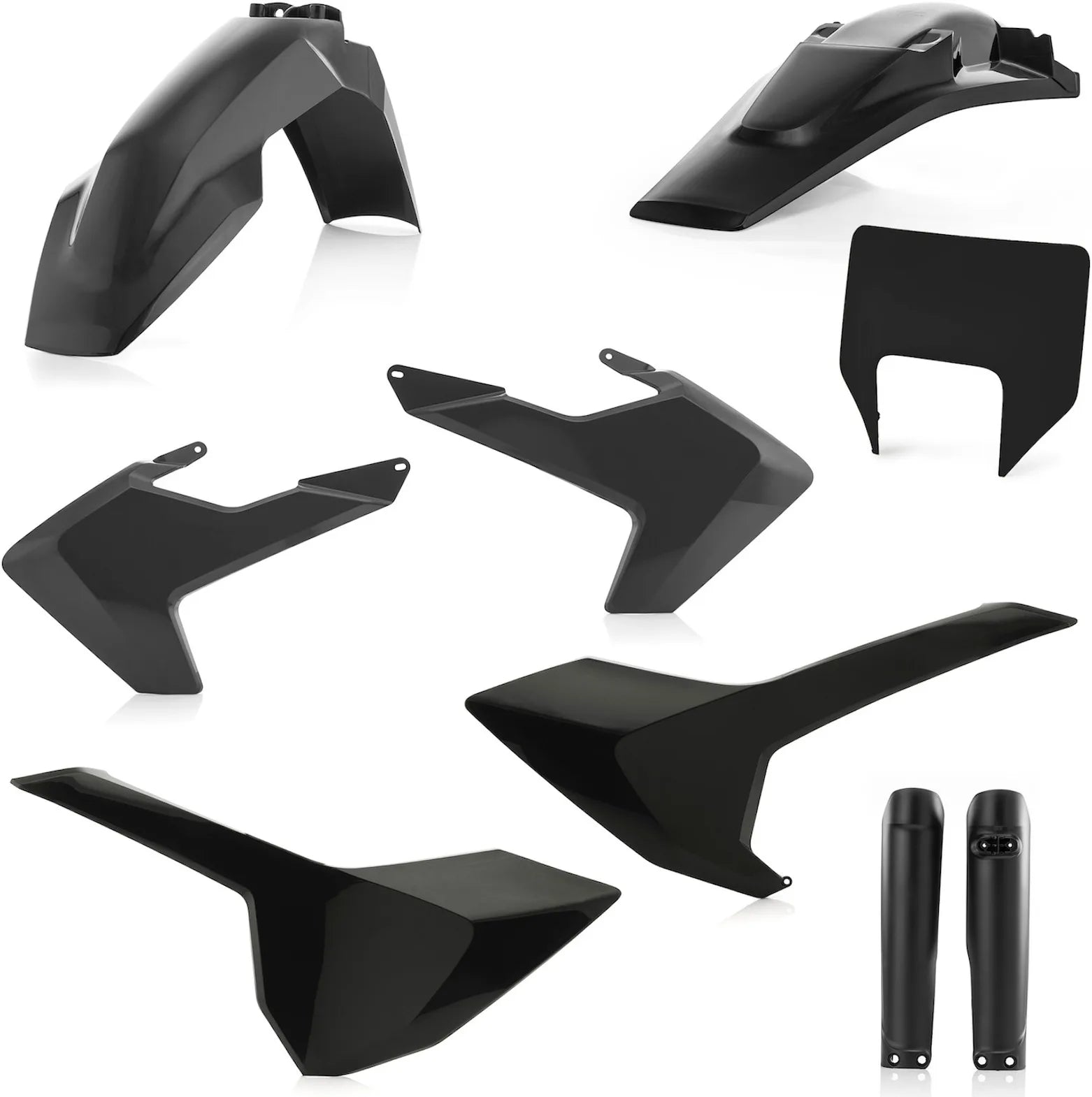 Plastics Full Kit - Acerbis Compatible With Husqvarna Tx 125 (2019)