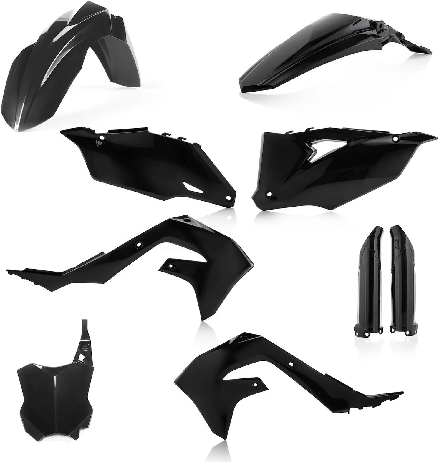 Plastics Full Kit - Acerbis Compatible With Kawasaki Kxf 450 (2019-2020)