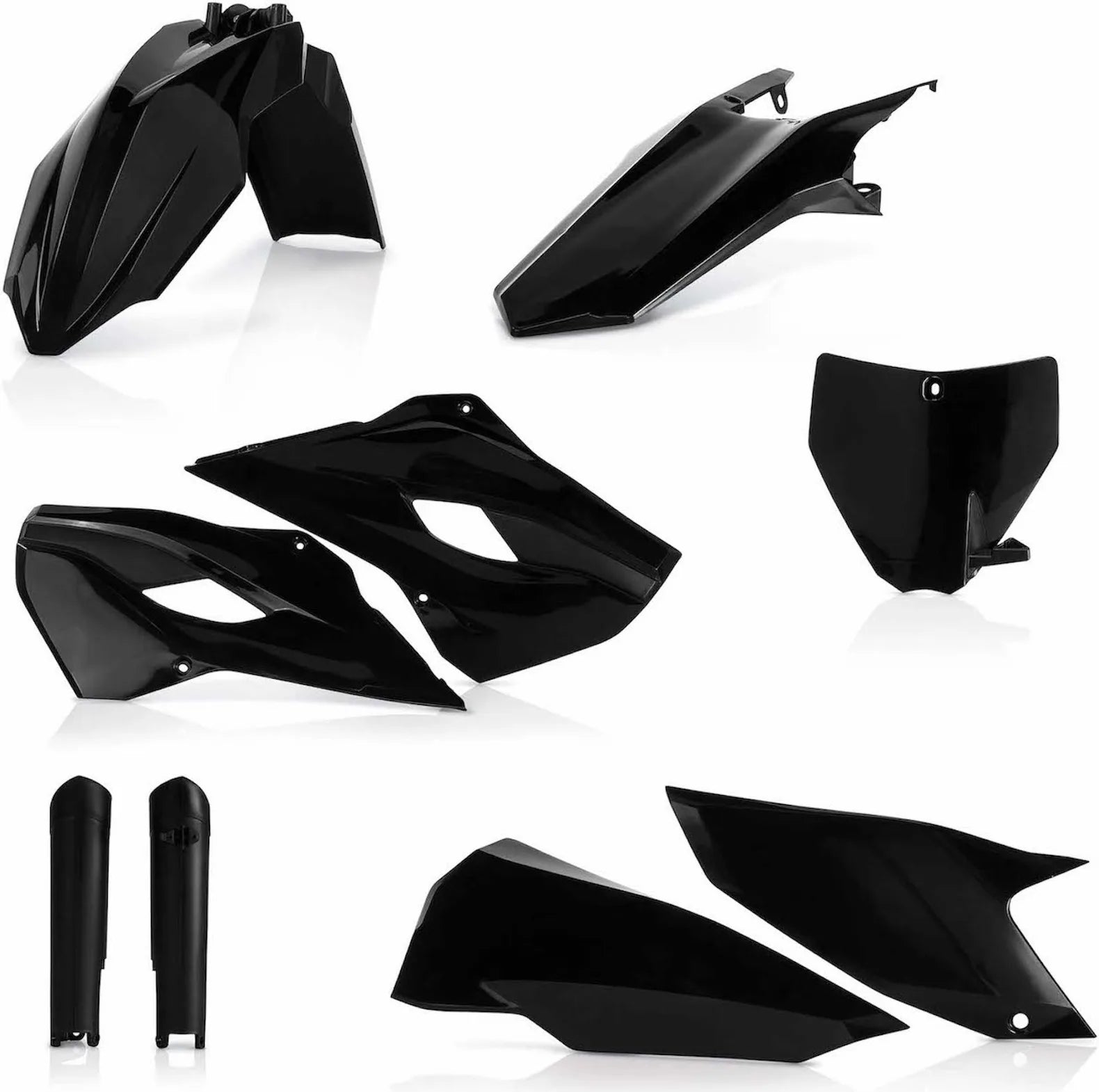 Plastics Full Kit - Acerbis Compatible With Husqvarna Fe 250 (2014-2015)
