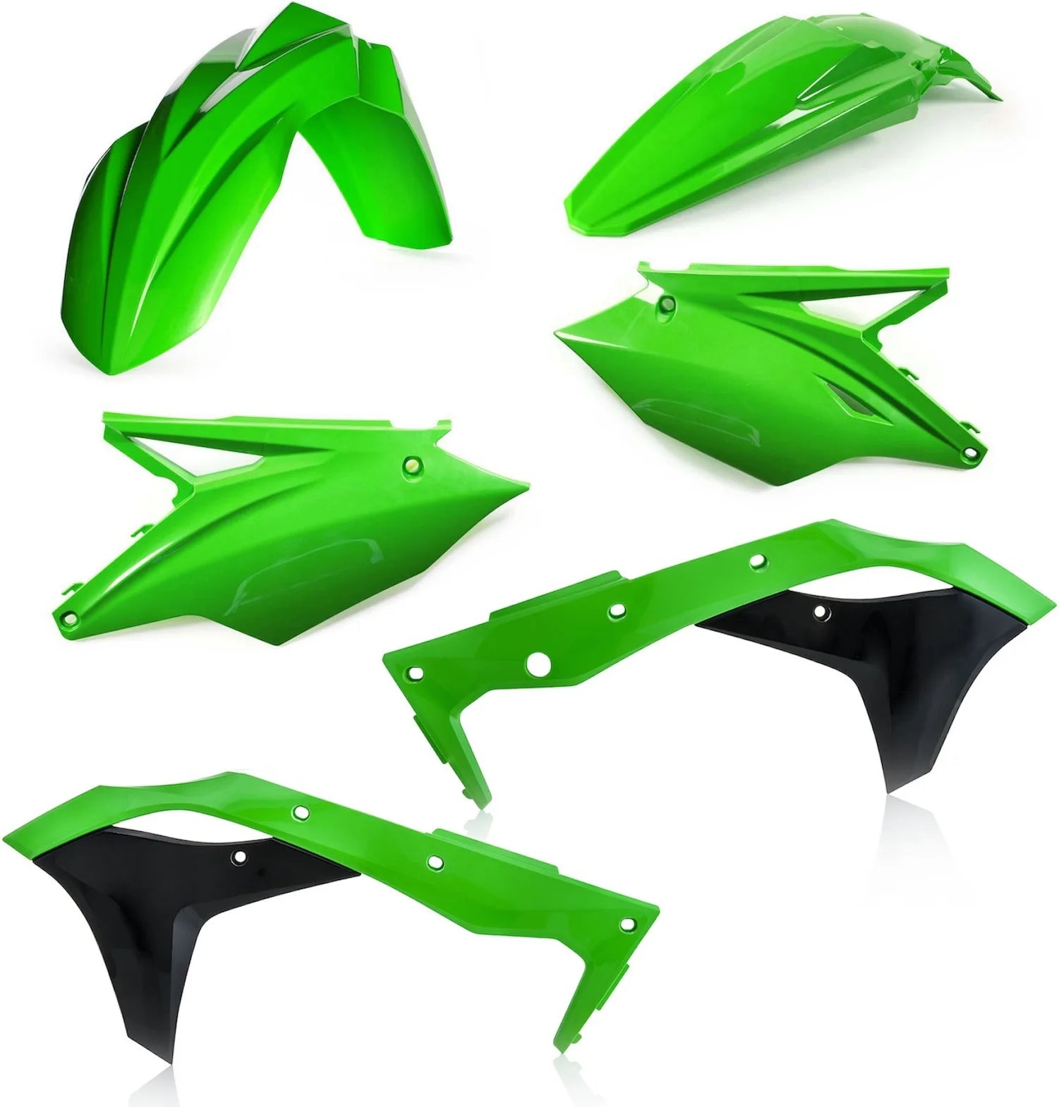 Plastics Kit - Acerbis Compatible With Kawasaki Kx 250 F (2018-2019)