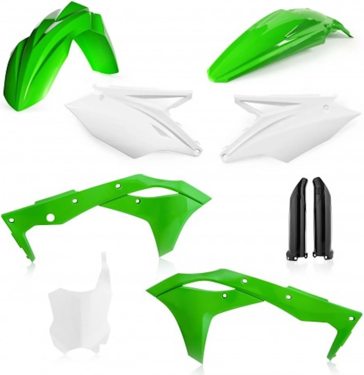 Plastics Full Kit - Acerbis Compatible With Kawasaki Kx 250 F (2018-2019)