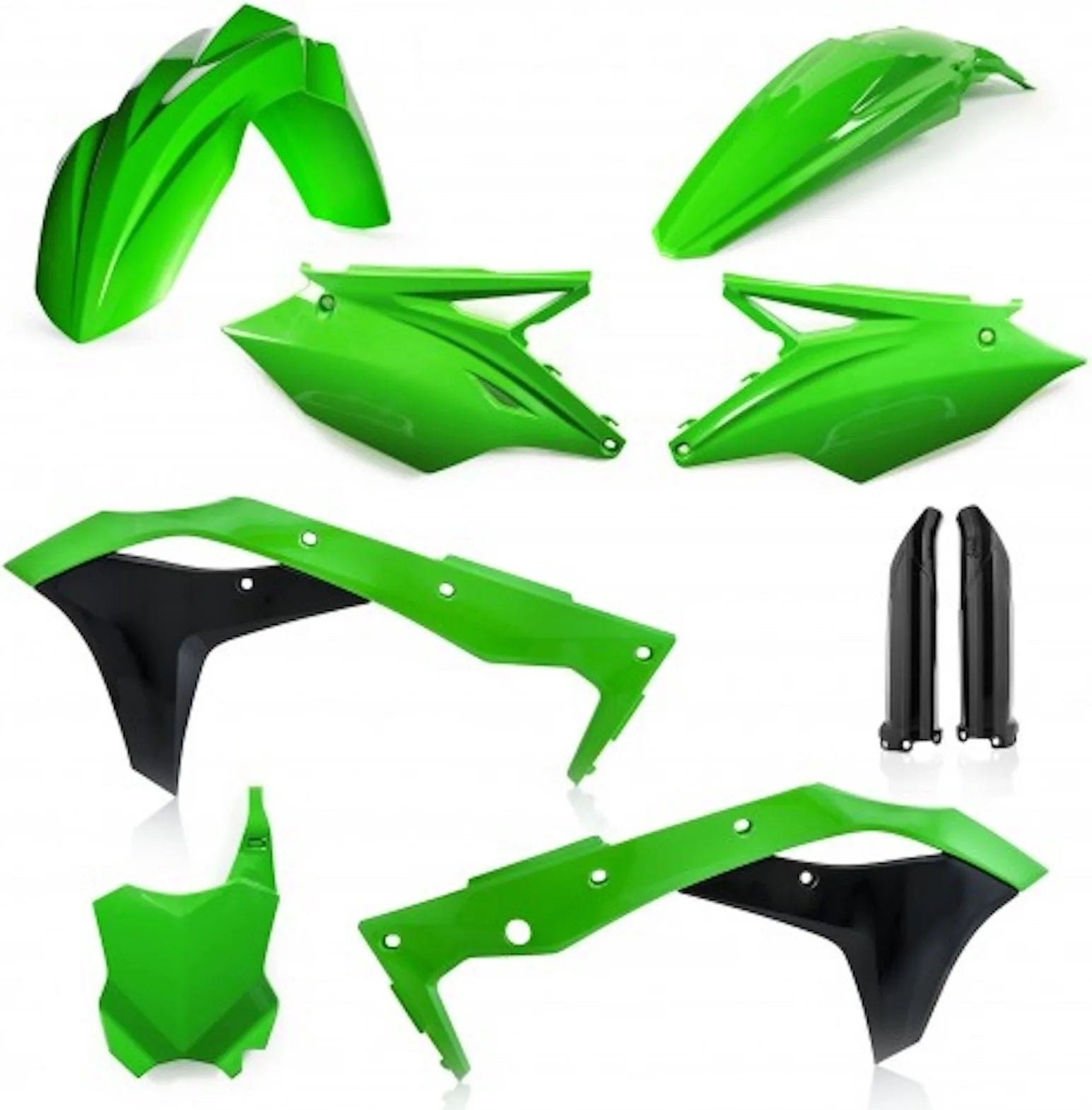 Plastics Full Kit - Acerbis Compatible With Kawasaki Kx 250 4T (2020)