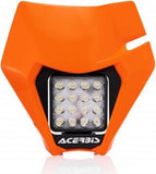 Headlight Mask Vsl - Acerbis Compatible With Ktm 350 Exc-F (2020-2021)
