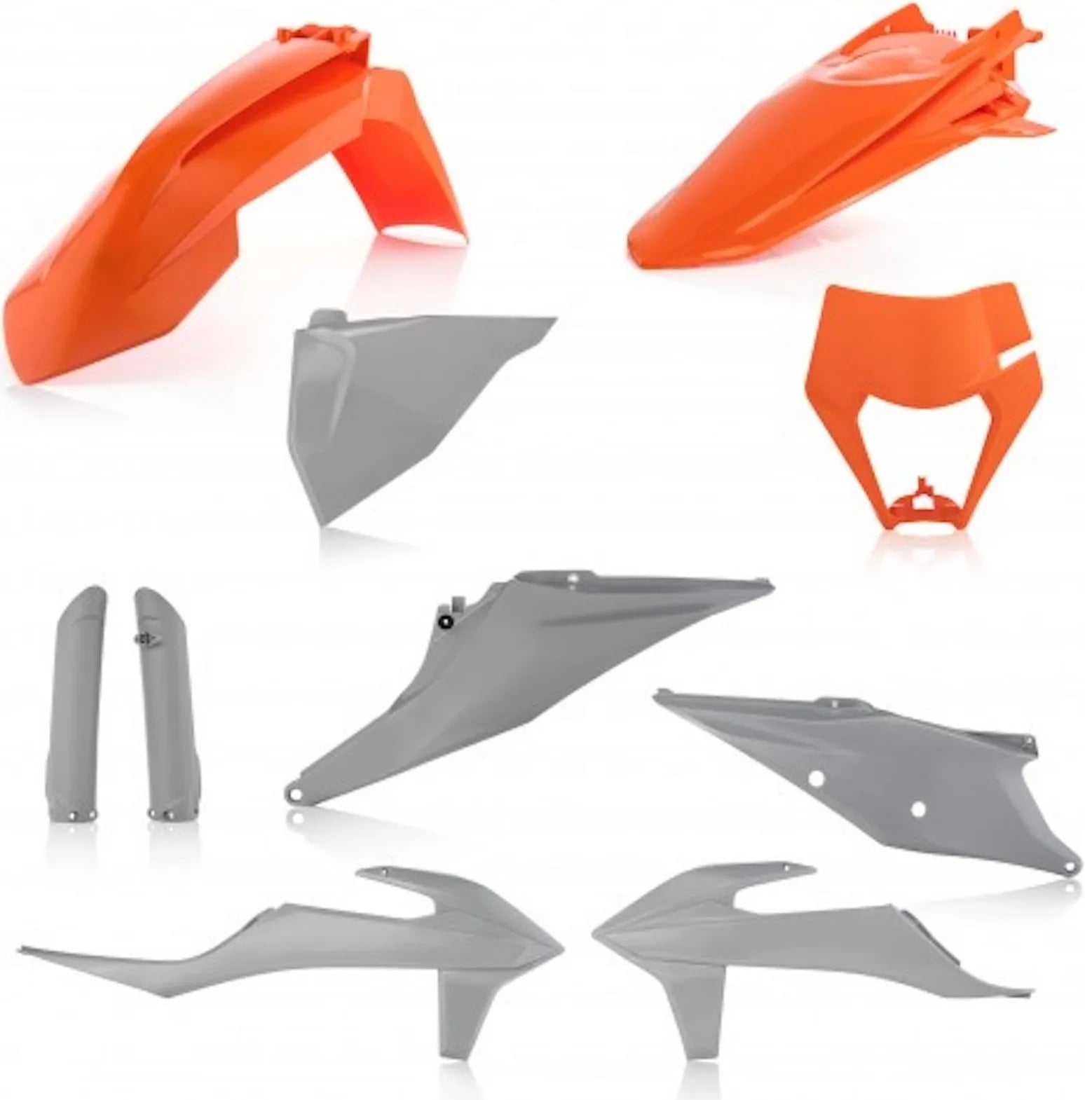 Plastics Full Kit - Acerbis Compatible With Ktm 150 Exc Tpi (2020-2021)