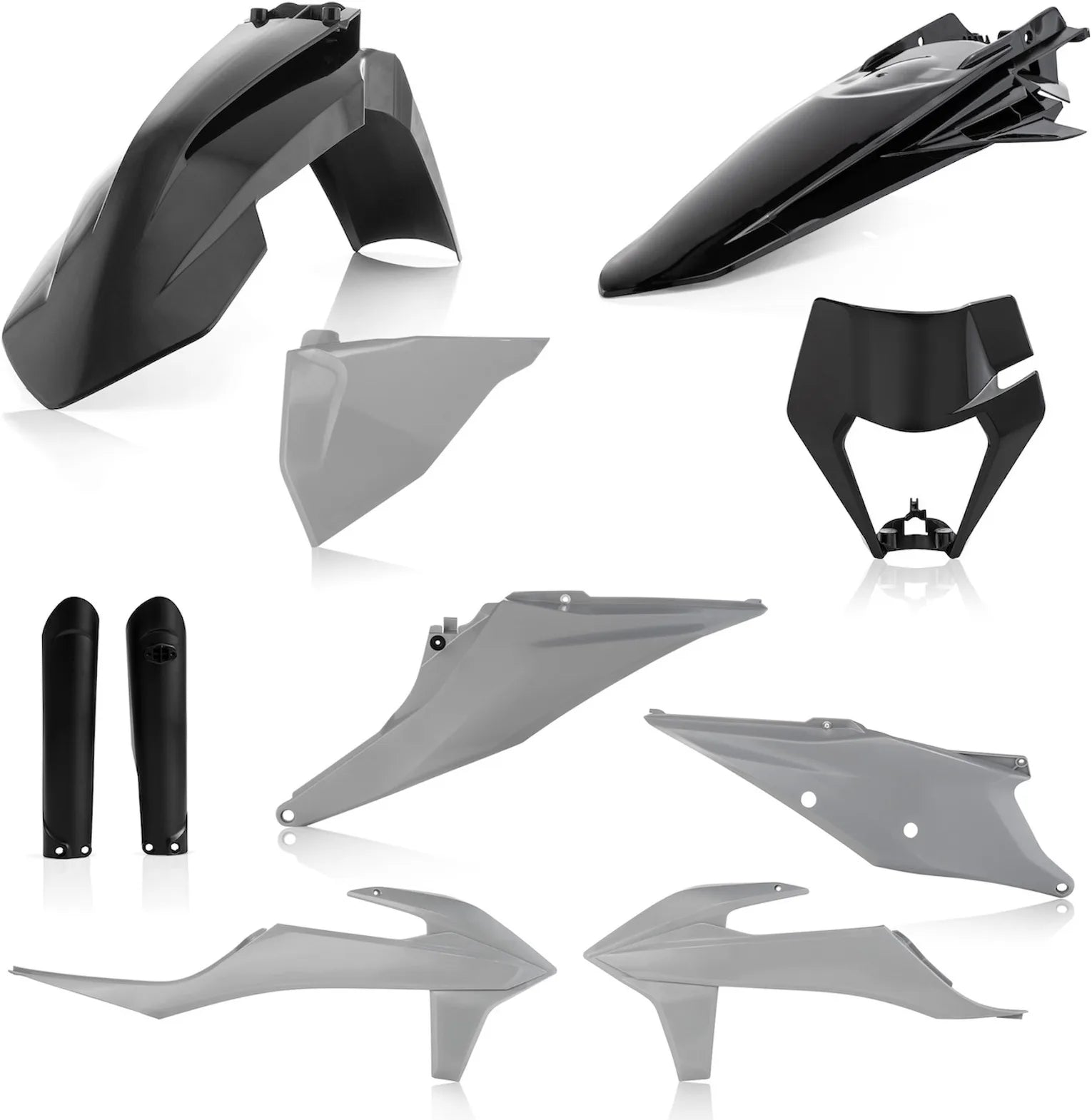 Plastics Full Kit - Acerbis Compatible With Ktm 125 Xc-W (2020-2021)