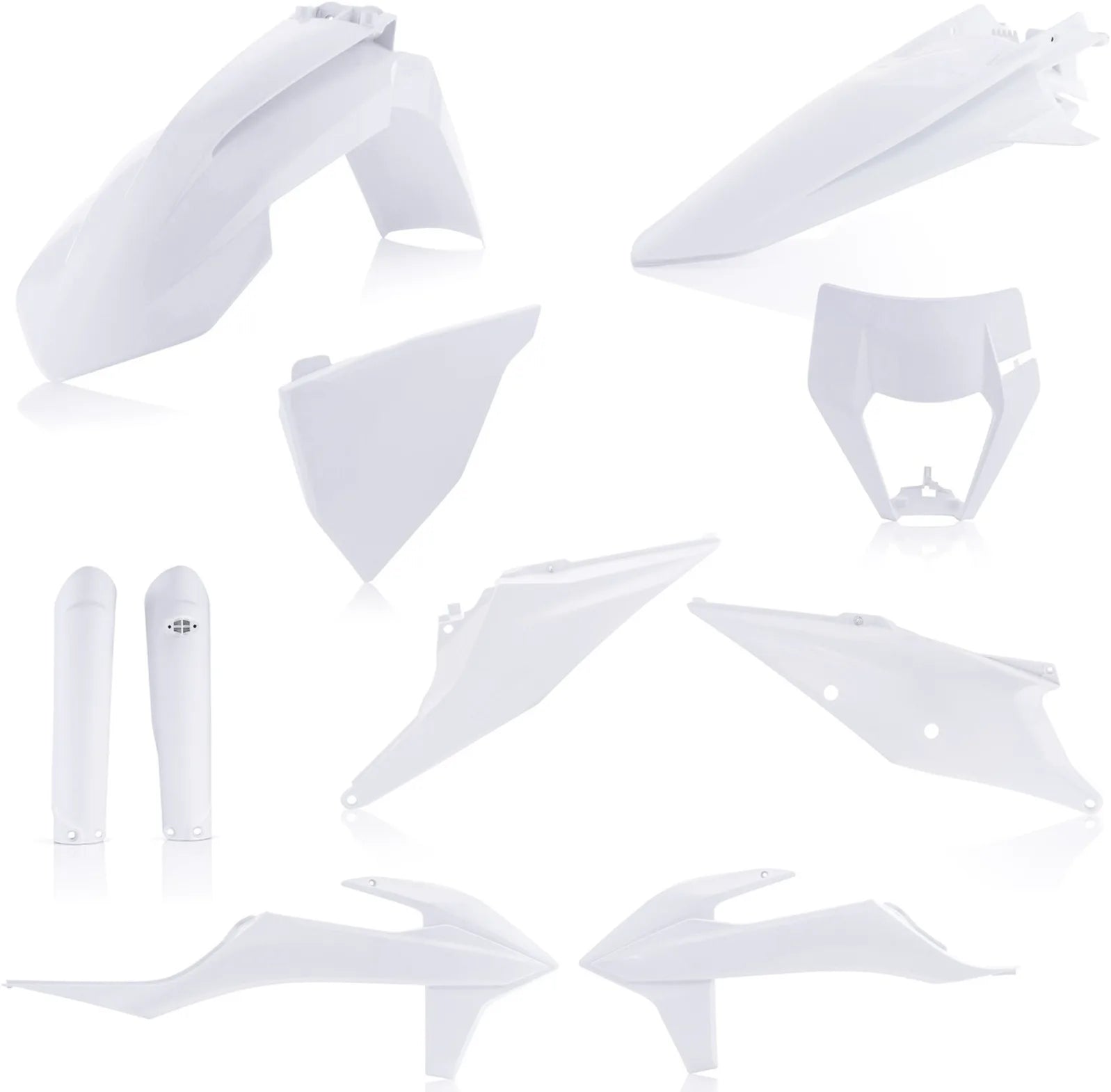 Plastics Full Kit - Acerbis Compatible With Ktm 125 Xc-W (2020-2021)