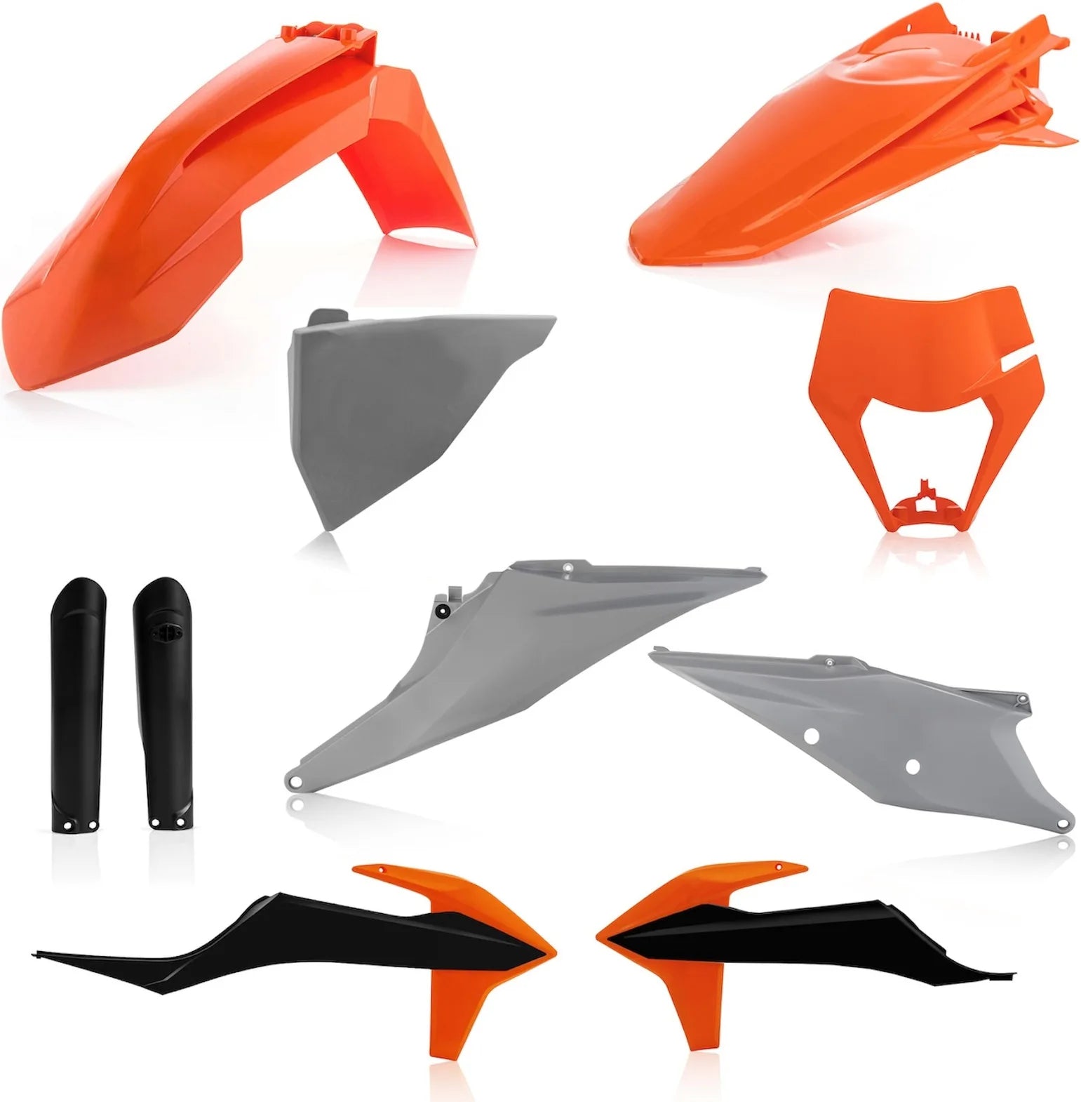 Plastics Full Kit - Acerbis Compatible With Ktm 150 Xc-W Tpi (2020-2021)