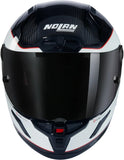 Full-Face Speeding Motorcycle Helmet Nolan X-804 Rs Ultra Carbon Carbon / White / Red Asso Di Picche 343 Size Xxxl