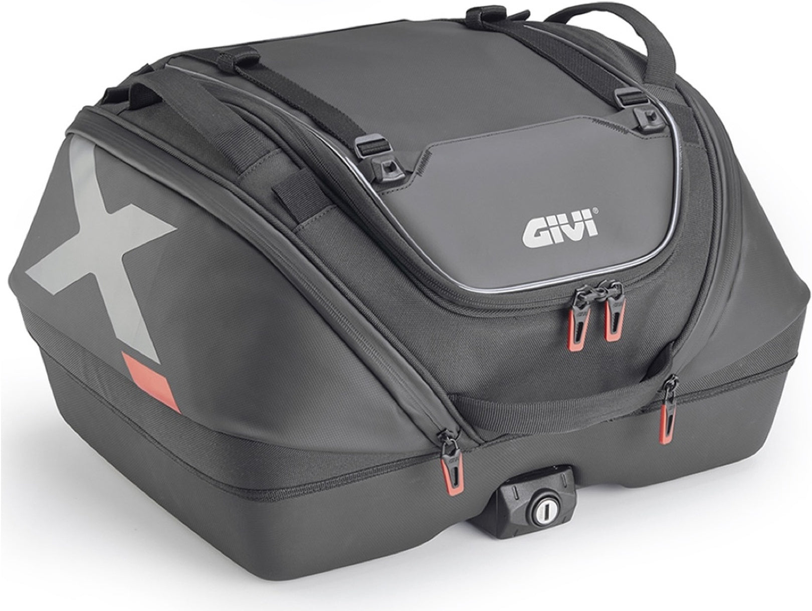 Monokey Black Top Bag - 40 Lt Nylon - Givi Compatible With Wottan Storm S 300 (2022-2024)