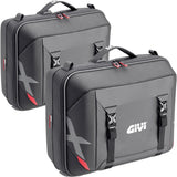 Monokey Black Side Cases - 66 Lt Nylon - Givi Compatible With Yamaha Xt 1200 Ze Super Ténéré (2014-2020)