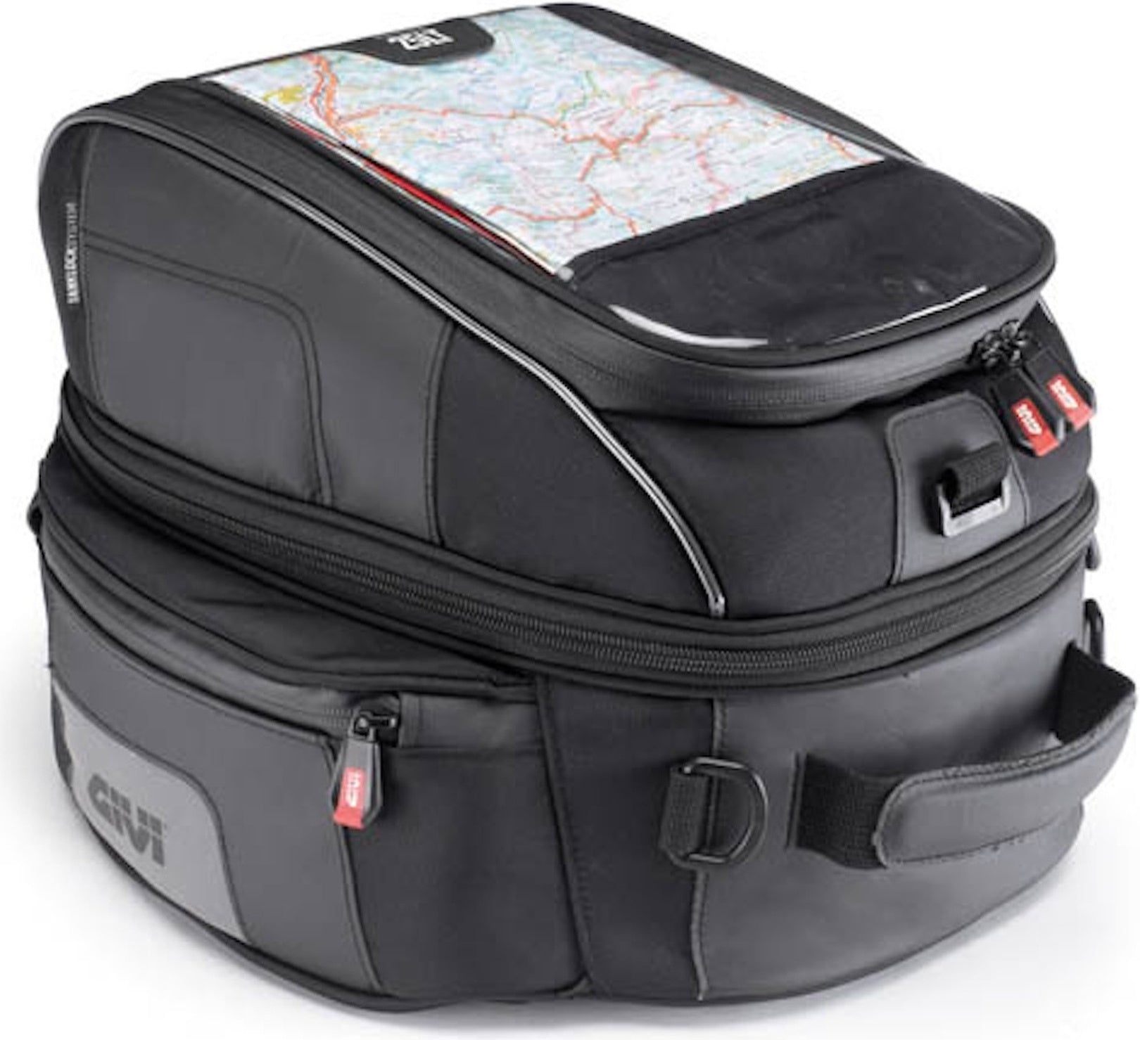 Tanklock Black Tank Bag - 25 Lt Nylon - Givi Compatible With Fantic Motor Caballero Scrambler 500 (2018-2023)