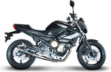 Complete Exhaust System With Sound Certification Round Carbon - Termignoni Compatible With Yamaha Xj6 Diversion (2009-2016)
