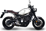 Complete Catalytic Exhaust System Without Sound Certification Relevance Carbon Black Carbon Cap - Termignoni Compatible With Yamaha Mt-09 (2014-2020)