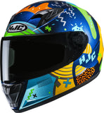 Full-Face Motorcycle Helmet Hjc Y10 Advanced Polycarbonate Mc23 Mika Size 07 S