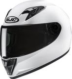 Full-Face Motorcycle Helmet Hjc Y10 Advanced Polycarbonate Pearl White Size 08 M