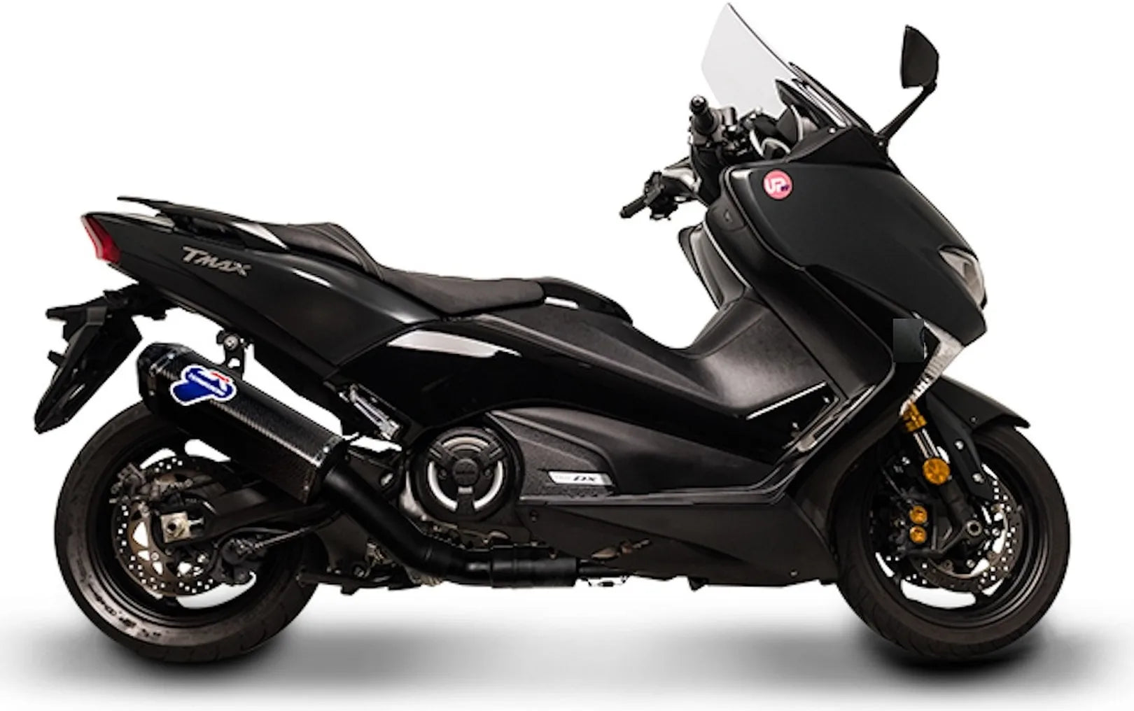 Complete Exhaust System Without Sound Certification Scream Carbon Carbon Cap - Termignoni Compatible With Yamaha Xp 530 T-Max (2017-2019)