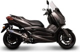 Catalytic Exhaust Tip Without Sound Certification Scream Carbon Carbon Cap - Termignoni Compatible With Yamaha X-Max 300 (2017-2020)