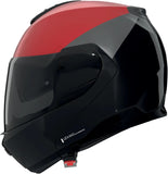 Flip-Up Travelling Motorcycle Helmet Nolan N100-6 Red / Black / Anthracite Verniciatura Speciale 355 Size Xxs