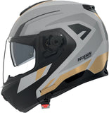 Flip-Up Travelling Motorcycle Helmet Nolan N100-6 Grey / Black / Anthracite / Gold Cinetico 360 Size Xxxl