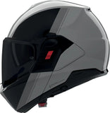 Flip-Up Travelling Motorcycle Helmet Nolan N120-1 Grey / Black Verniciatura Speciale 355 Size Xxxl