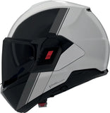 Flip-Up Travelling Motorcycle Helmet Nolan N120-1 Pearl / Black / Grey Verniciatura Speciale 356 Size Xl