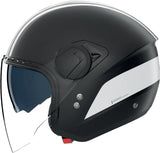 Urban Commuting Motorcycle Helmet Nolan N20-2 Visor Black / White Dolce Vita 347 Size Xl