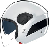 Urban Commuting Motorcycle Helmet Nolan N20-2 Visor White / Black Dolce Vita 348 Size S