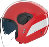 Urban Commuting Motorcycle Helmet Nolan N20-2 Visor Red / White Dolce Vita 349 Size Xl