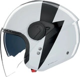 Urban Commuting Motorcycle Helmet Nolan N20-2 Visor Pearl / Black Impeto 345 Size L