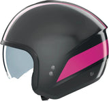 Urban Commuting Motorcycle Helmet Nolan N20-2 Lava Grey / Fuchsia Dolce Vita 346 Size M