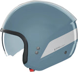 Urban Commuting Motorcycle Helmet Nolan N20-2 Blue Grey / White Dolce Vita 350 Size M