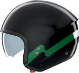 Urban Commuting Motorcycle Helmet Nolan N20-2 Black / Italy Zefiro 342 Size Xxl