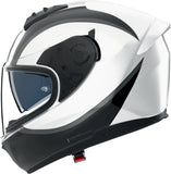 Full-Face Speeding Motorcycle Helmet Nolan N60-6 White / Black / Grey Bifase 349 Size L