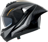 Full-Face Speeding Motorcycle Helmet Nolan N60-6 Sport Black / Grey / Anthracite / Gold Lesmo 354 Size Xxxl