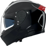 Full-Face Speeding Motorcycle Helmet Nolan N80-8 Black / Red Classico Nobile 335 Size S