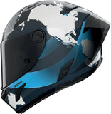 Full-Face Speeding Motorcycle Helmet Nolan X-804 Rs Ultra Carbon Blue Liquido / Checa Checa 30Th Anniversary Special Edition 355 Size Xxxl