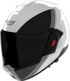 Flip-Up Travelling Motorcycle Helmet Nolan N120-1 Pearl / Black / Grey Verniciatura Speciale 356 Size Xxl