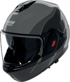 Flip-Up Travelling Motorcycle Helmet Nolan N120-1 Lava Grey / Black / Anthracite Fluente 361 Size Xl