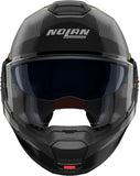 Flip-Up Travelling Motorcycle Helmet Nolan N120-1 Lava Grey / Black / Impulse Green Ciclone 362 Size Xxl