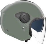 Urban Commuting Motorcycle Helmet Nolan N20-2 Visor Grey Green Classico Nobile 337 Size M