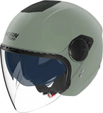 Urban Commuting Motorcycle Helmet Nolan N20-2 Visor Grey Green Classico Nobile 337 Size Xxl
