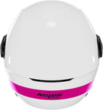 Urban Commuting Motorcycle Helmet Nolan N20-2 Visor White / Fuchsia Zefiro 342 Size L